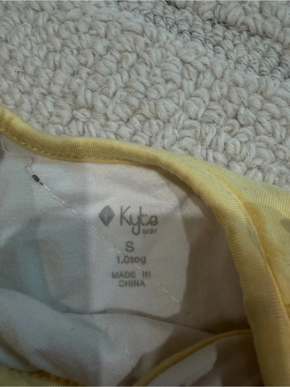 Kyte BABY Soft Yellow Sleep Sack - TOG 1.0